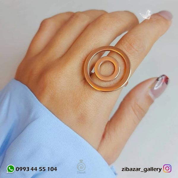 بدلیجات اصل انگشتر ژوپینگ رنگ ثابت
