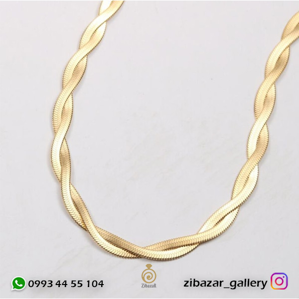 زنجیر هرینگ بن شبیه طلا