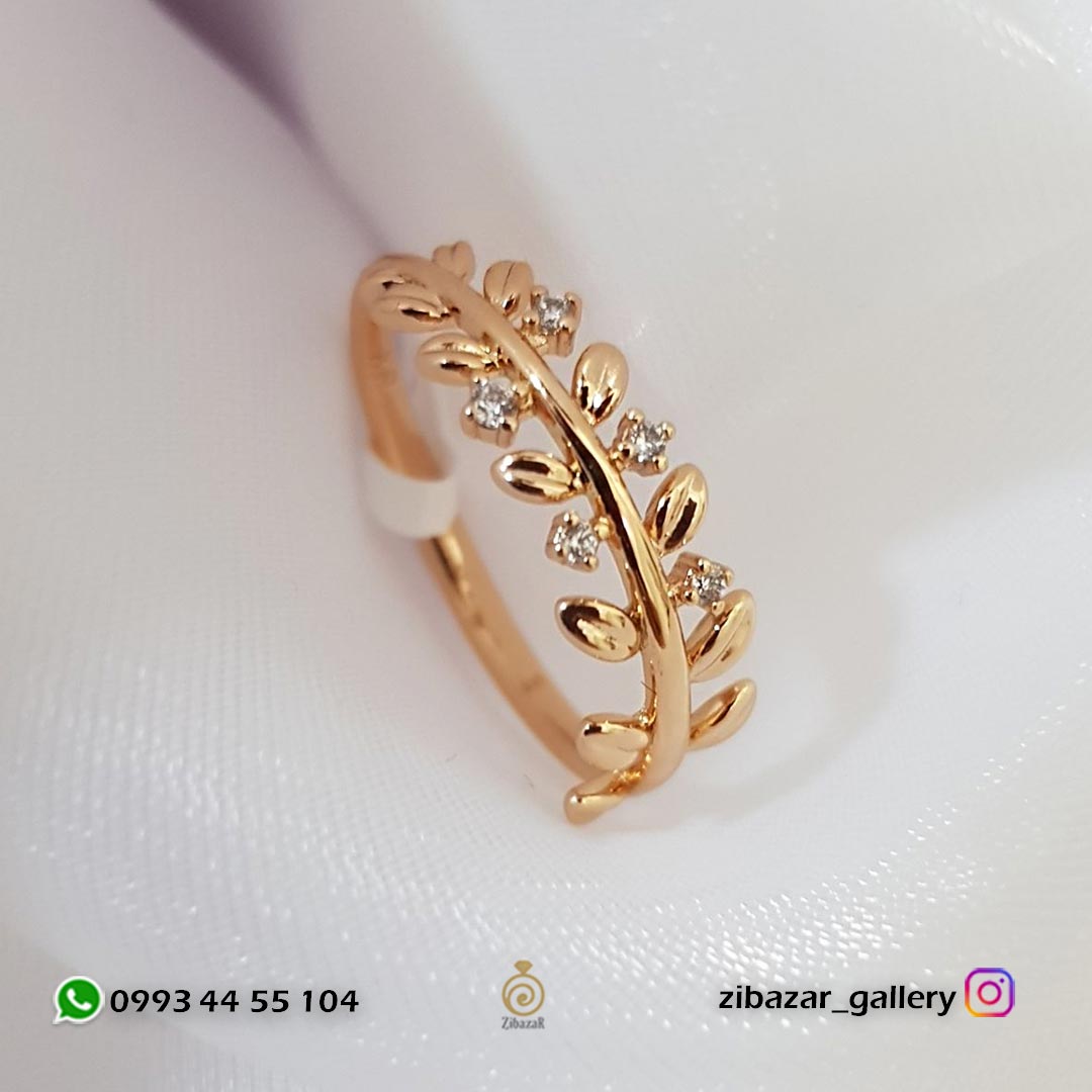 انگشتر ژوپینگ نگین دار ظریف