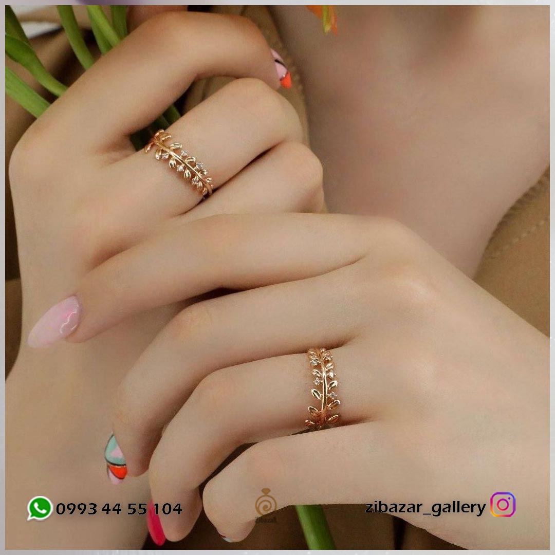 انگشتر ژوپینگ نگین دار